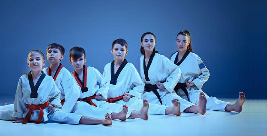 Martial Arts Lessons for Kids in Mundelein IL - Kids Group Splits
