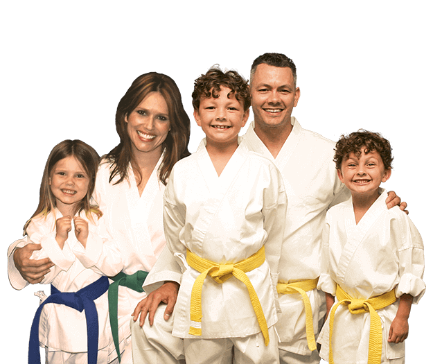 Martial Arts Lessons for Families in Mundelein IL - Group Family for Martial Arts Footer Banner